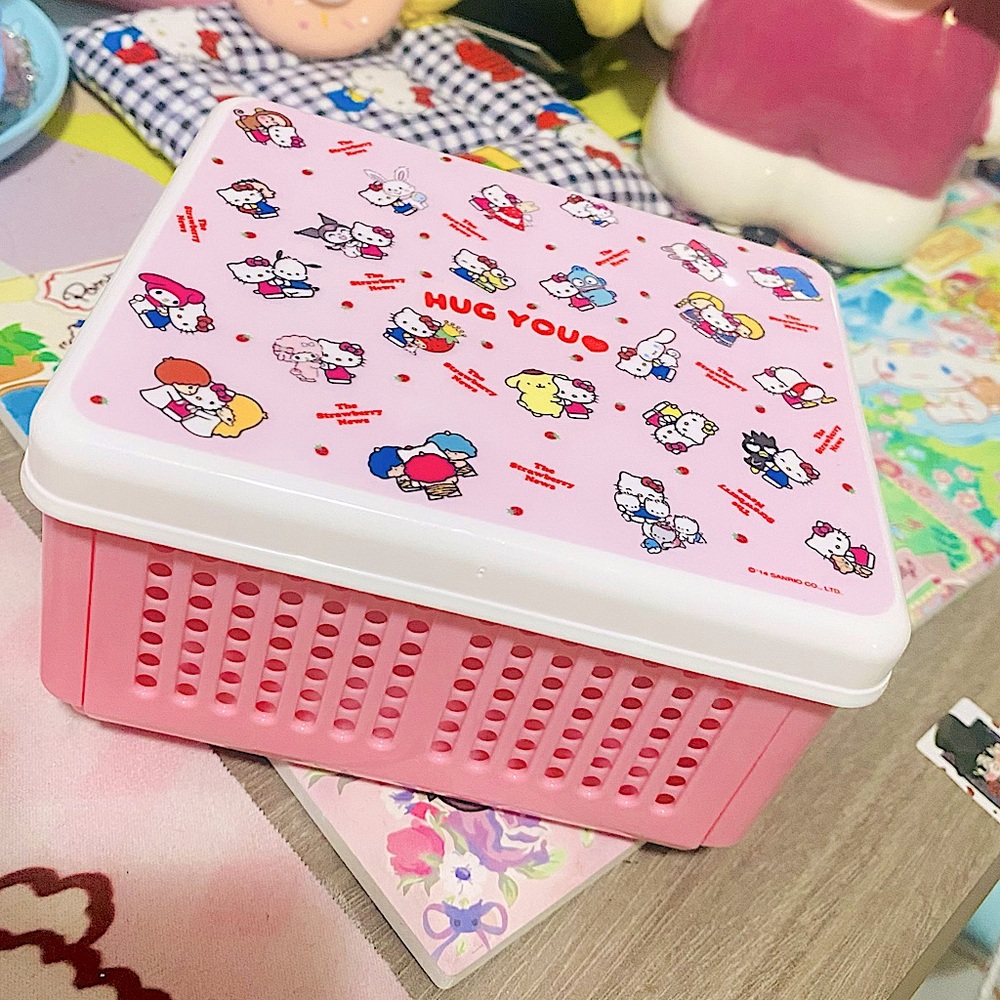 Sanrio characters storage basket